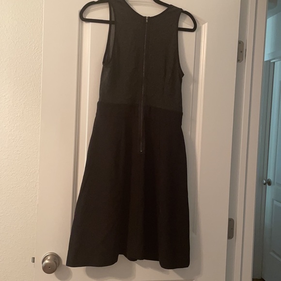 Black and Gray Dress - Office Wear - Picture 5 of 5